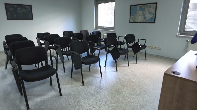 Küçük Salon, sunum masasından görünüm